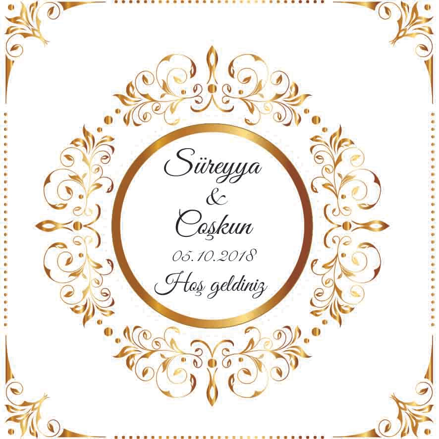 Dansvloer met tekst - vloerdoek - zaalversiering - wedding dance floor - dugun dans pisti - eglence - vinyl sticker - gepersonaliseerde kleed - kina - verloving