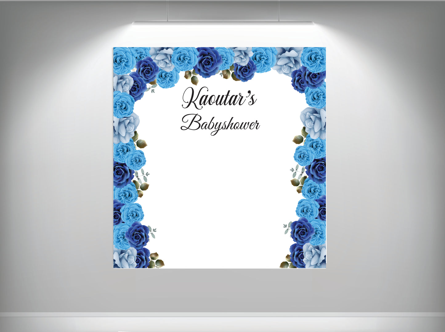 Achtergronddoek - gender party - verjaardag - verloving - bruiloft - huwelijksaanzoek - evenementdoek - banner -spandoek - gepersonaliseerde doek