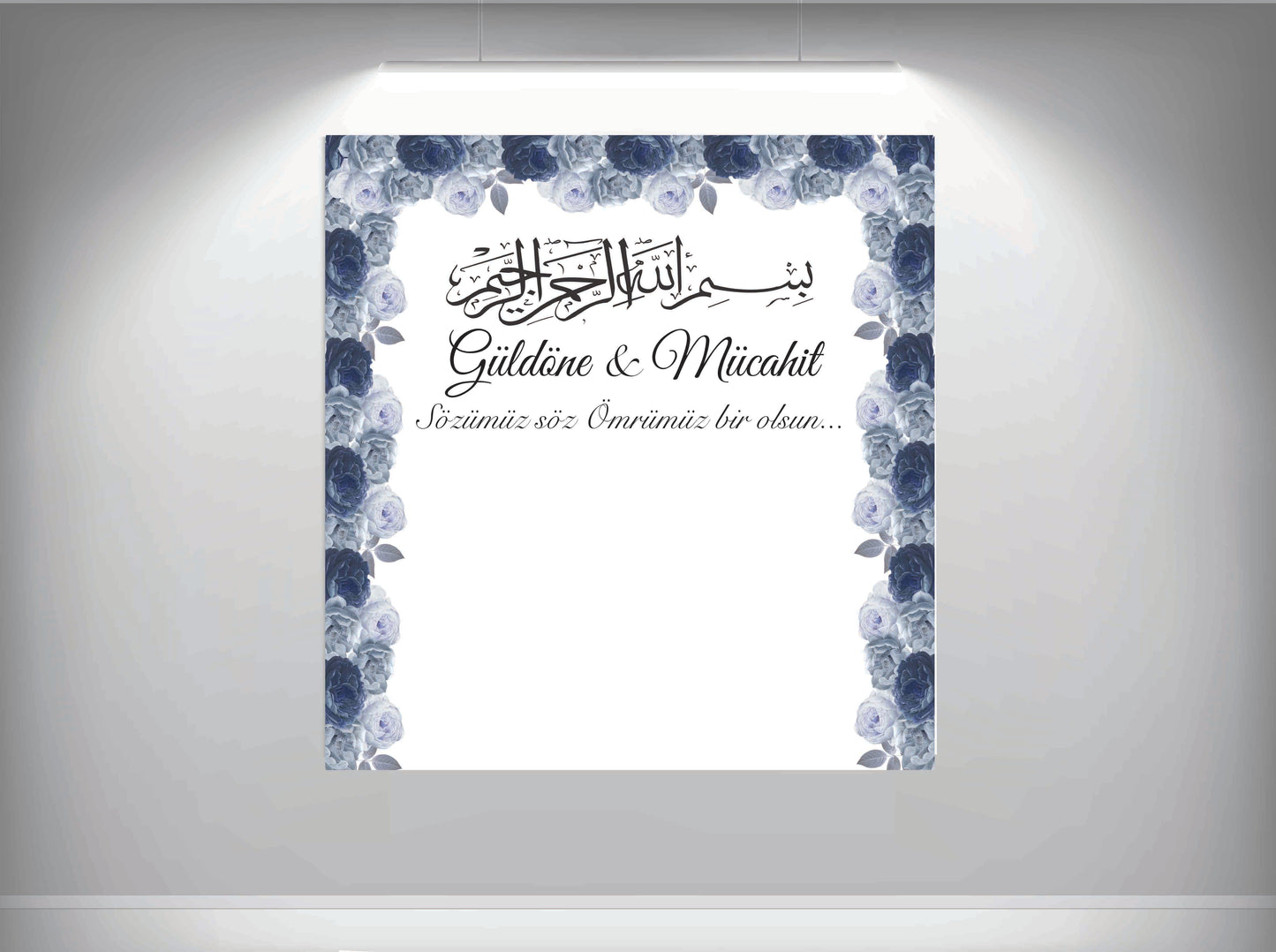 Achtergronddoek - gender party - verjaardag - verloving - bruiloft - huwelijksaanzoek - evenementdoek - banner -spandoek - gepersonaliseerde doek