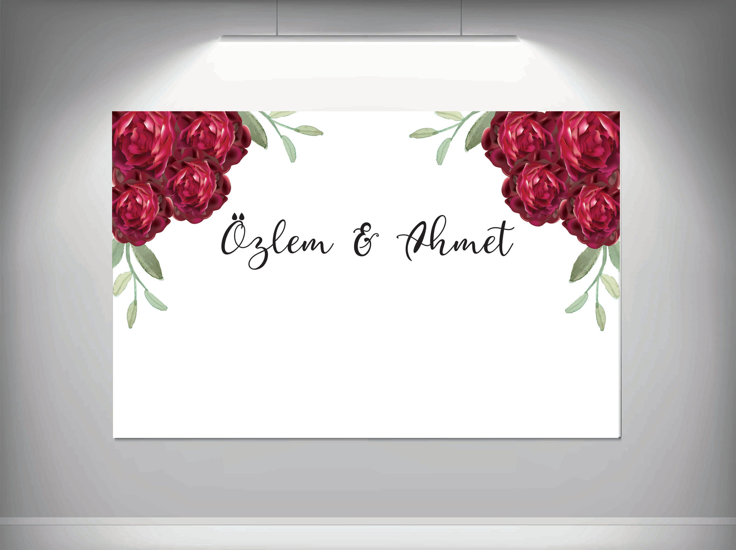 Achtergronddoek - gender party - henna doek - verjaardag - verloving - bruiloft - huwelijksaanzoek - evenementdoek - banner - spandoek - gepersonaliseerde doek