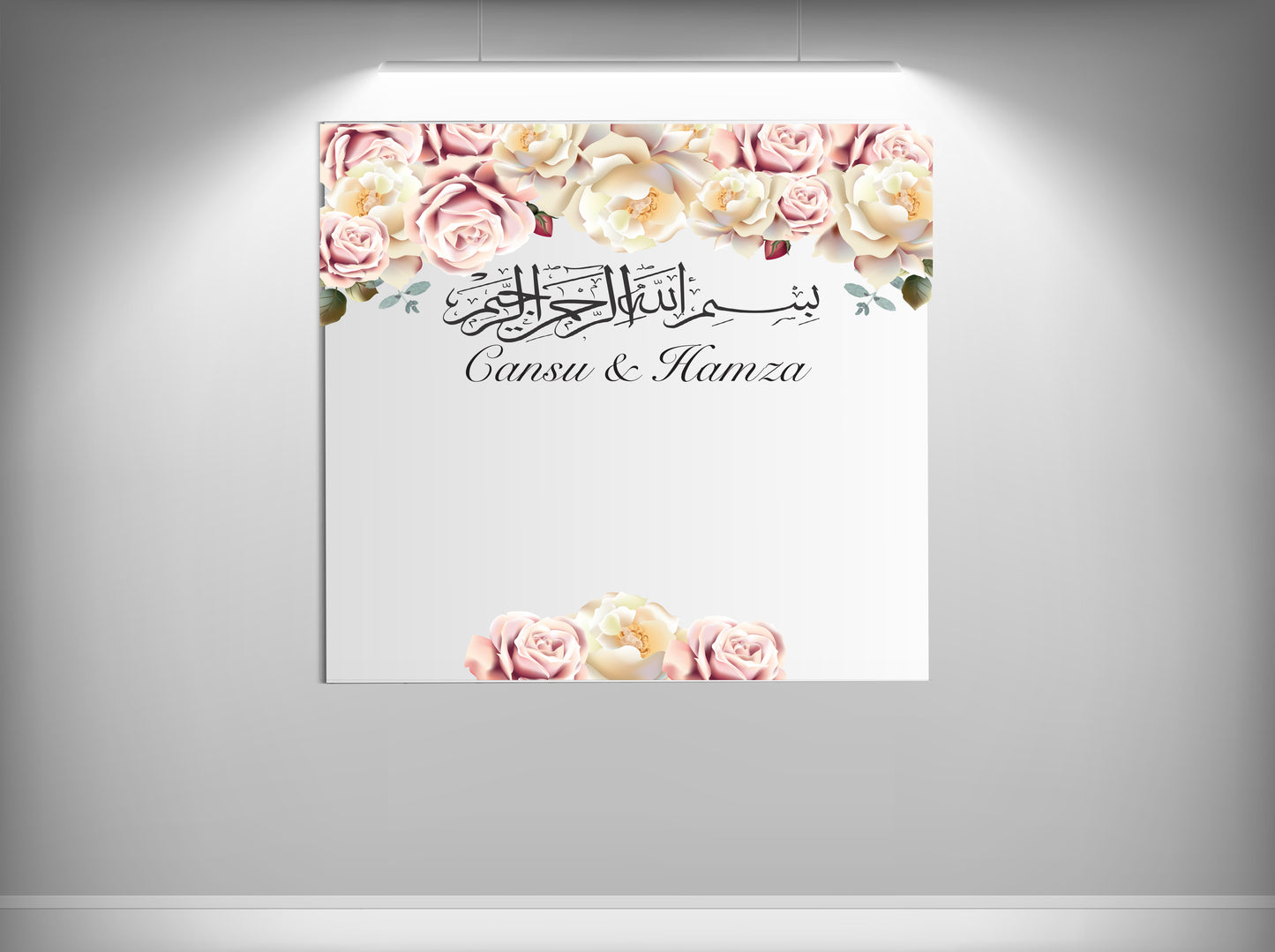 Achtergronddoek - gender party - verjaardag - verloving - bruiloft - huwelijksaanzoek - evenementdoek - banner - spandoek - gepersonaliseerde doek