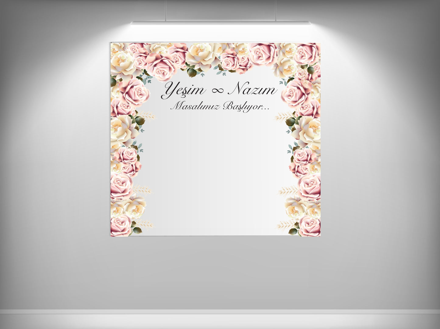 Achtergronddoek - gender party - verjaardag - verloving - bruiloft - huwelijksaanzoek - evenementdoek - banner - spandoek - gepersonaliseerde doek