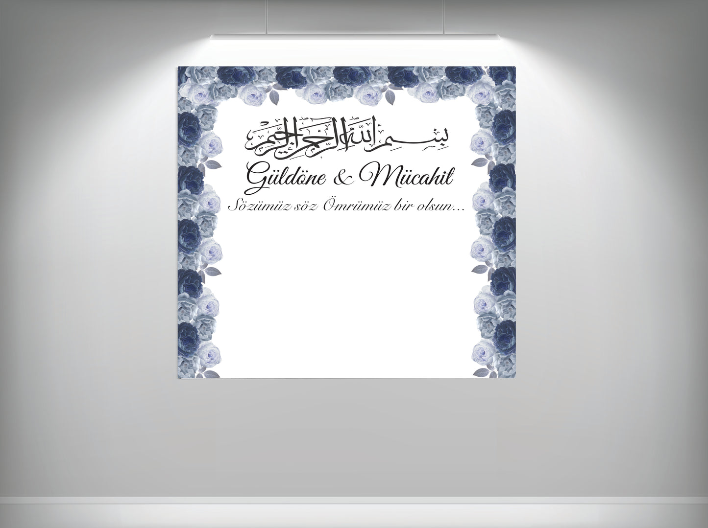 Achtergronddoek - gender party - verjaardag - verloving - bruiloft - huwelijksaanzoek - evenementdoek - banner - spandoek - gepersonaliseerde doek