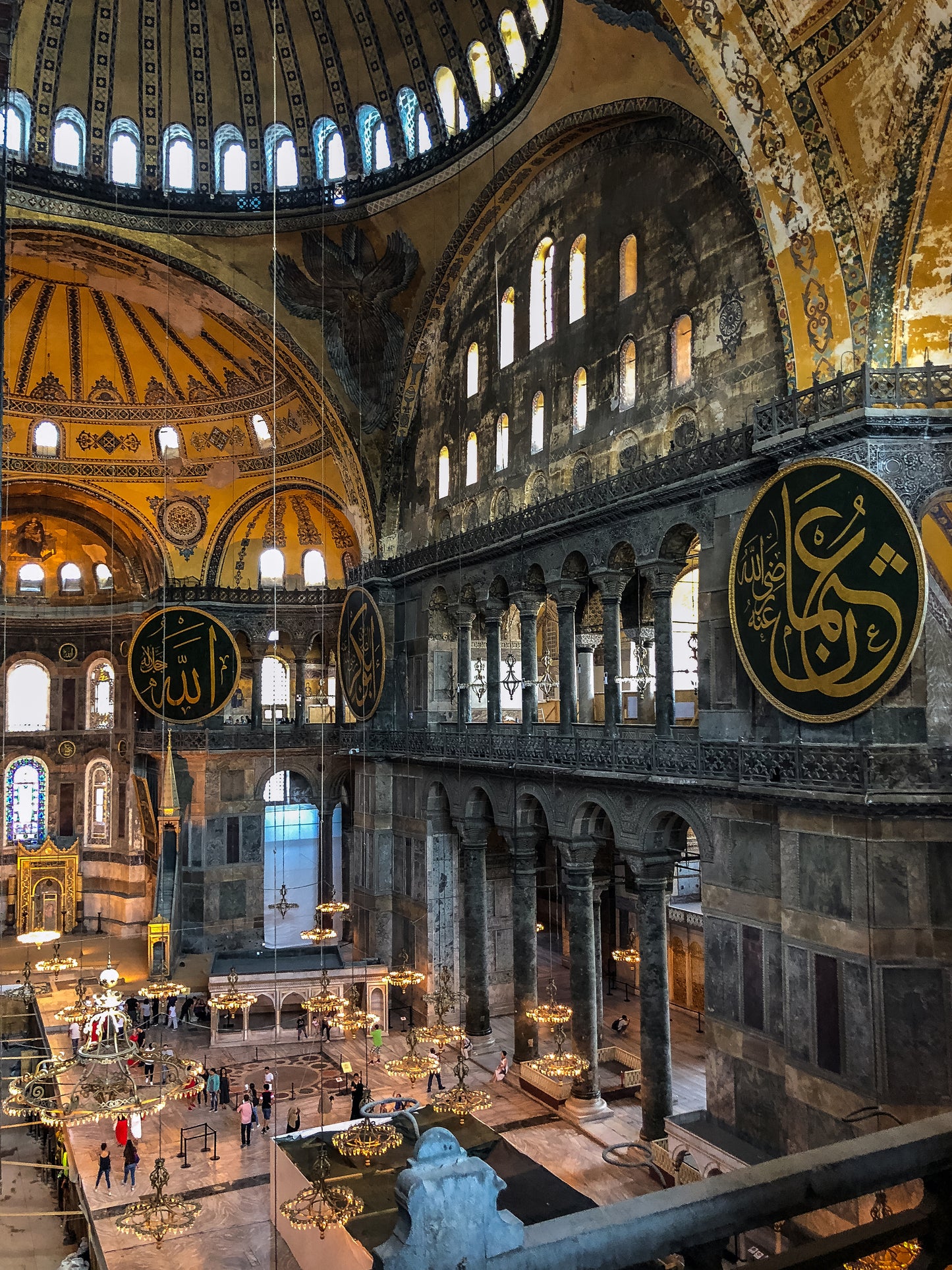 hagia sophia Poster - Moskee Art - Interieur aya sofya - aya sofya cami - hagia sophia mosque poster