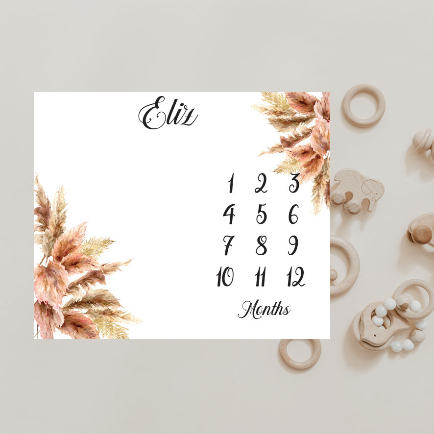 Babykleed gepersonaliseerd - baby kleed - babydeken - Mijlpaaldeken - Kraamcadeau - Babyshower