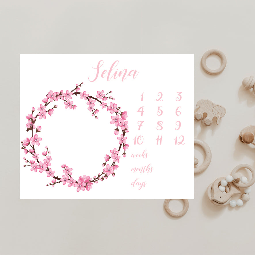 Babykleed gepersonaliseerd - baby kleed - babydeken - Mijlpaaldeken - Kraamcadeau - Babyshower