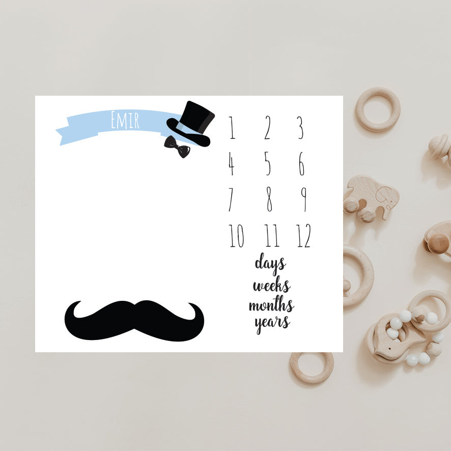 Babykleed gepersonaliseerd - baby kleed - babydeken - Mijlpaaldeken - Kraamcadeau - Babyshower