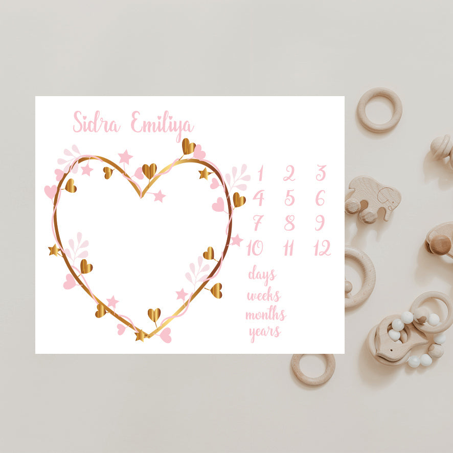 Babykleed gepersonaliseerd - baby kleed - babydeken - Mijlpaaldeken - Kraamcadeau - Babyshower