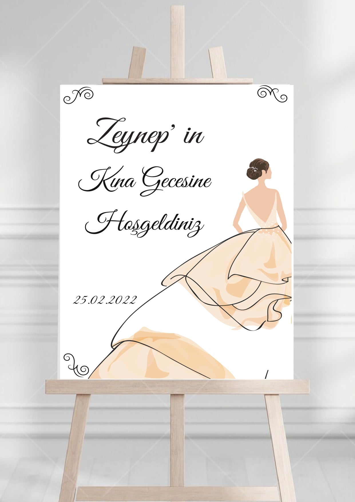 welkomstbord bruiloft - evenement bord - gepersonaliseerde welkomst bord - transparant - bruiloftsbord - kina dugun pankart