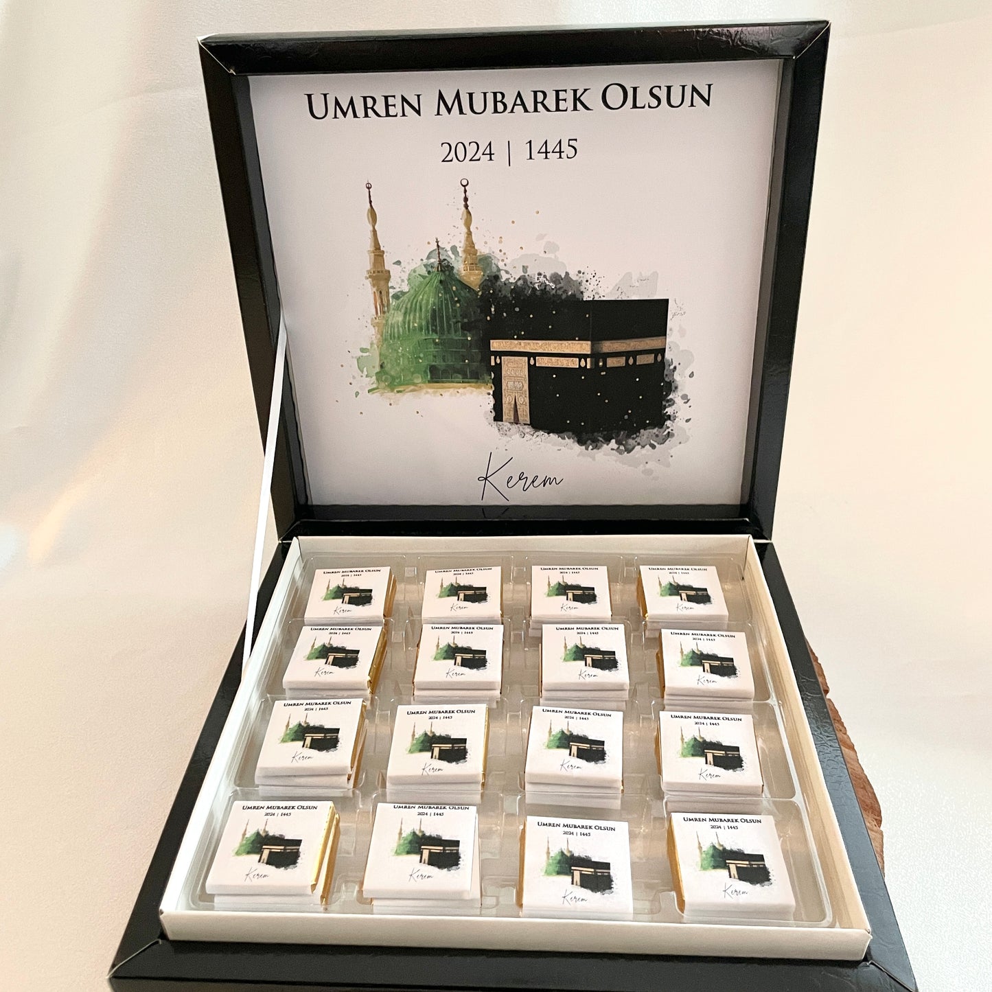 chocobox - gepersonaliseerde chocolade met tekst / foto - isteme cikolata - kiz isteme - damat - new born gift - kraamcadeau - pasgeboren baby kado - verjaardag - uurah chocobox - uurah mubarak gift - umre hediye