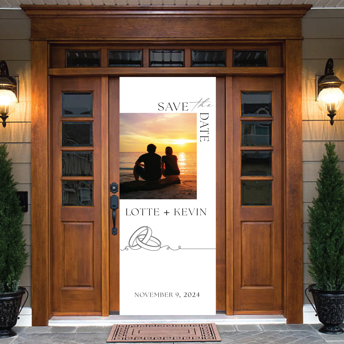 deur decoratie - kapi susu damat ve gelin evi - achtergronddoek - trouw decoratie gepersonaliseerd