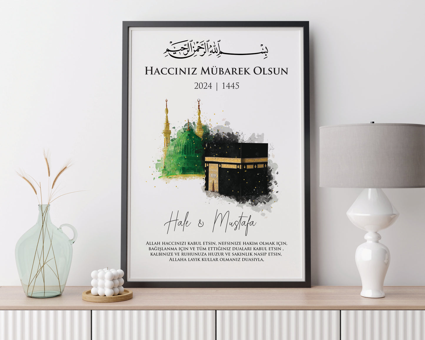 hac hatirasi, hac poster, kabaa umre hediye