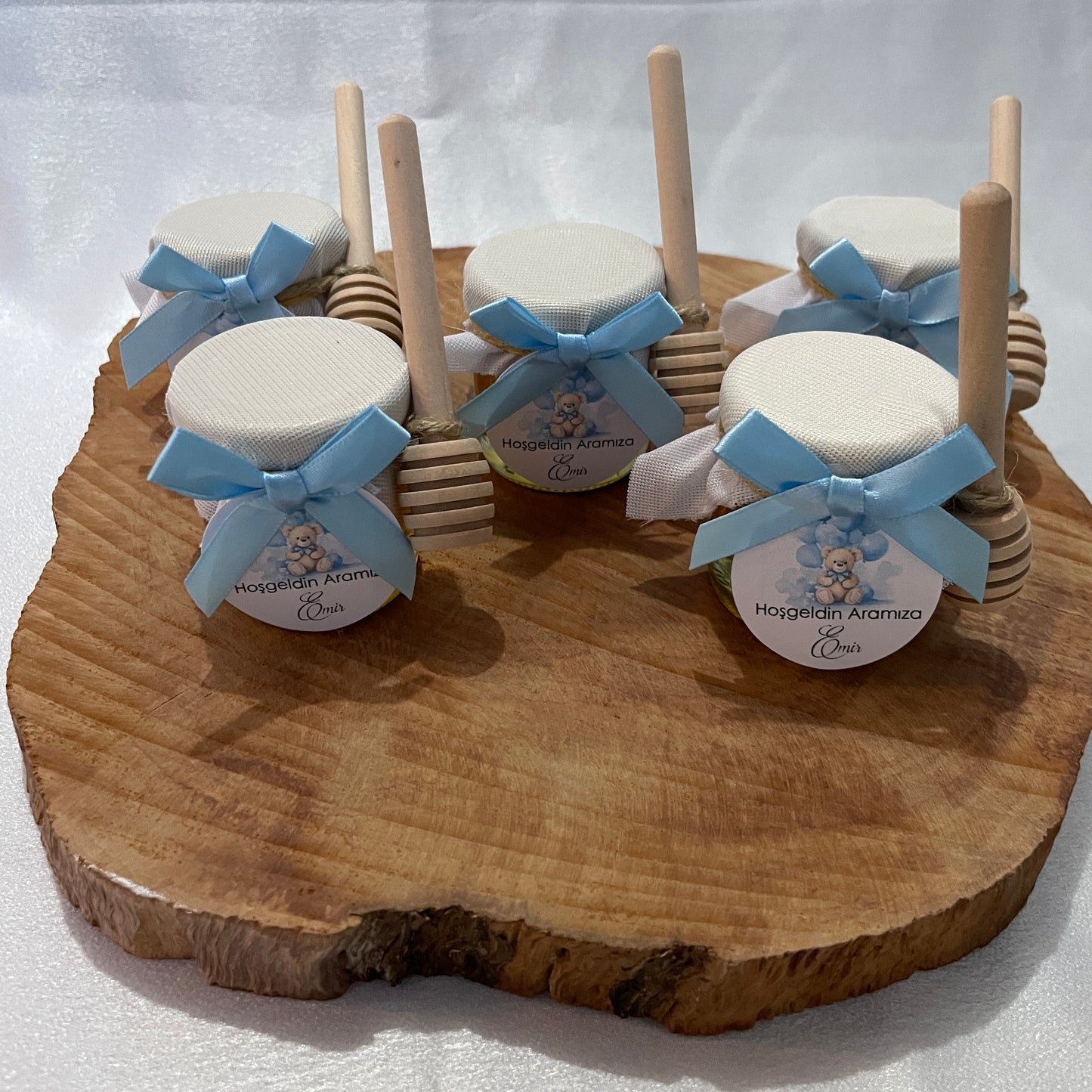 gepersonaliseerde honing potjes - geschenk voor bruiloften - honing potje met kaartje - nikah hatirasi bal kavanoz - dugun hediyeleri - babyshower bedankjes - honing bedankje