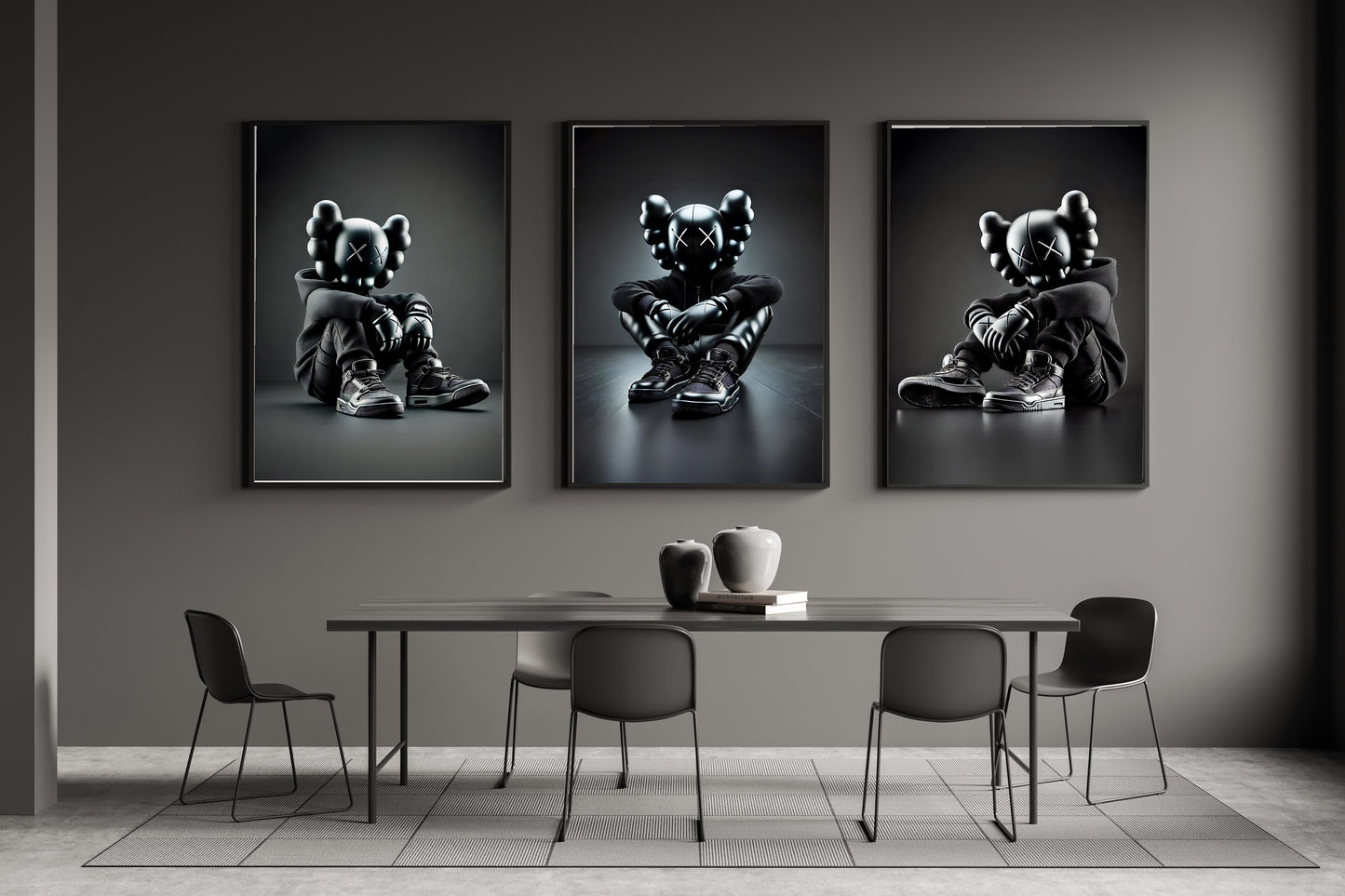 Kaws wallart - streetart - Kaws wallpaper - Graffiti design - streetart poster - canvas cool poster