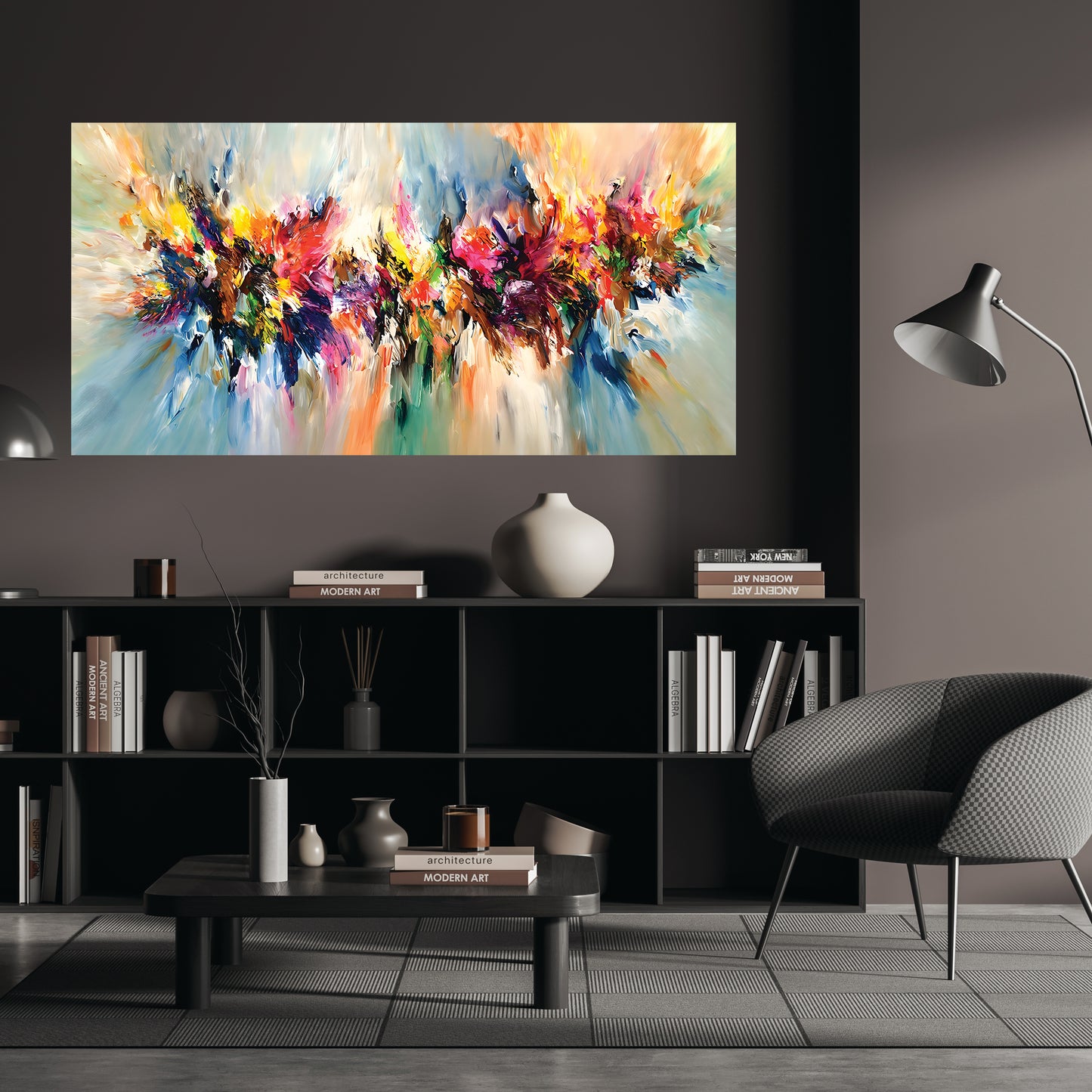 abstract poster - muur design - modern posters -figuren - wall art - painting