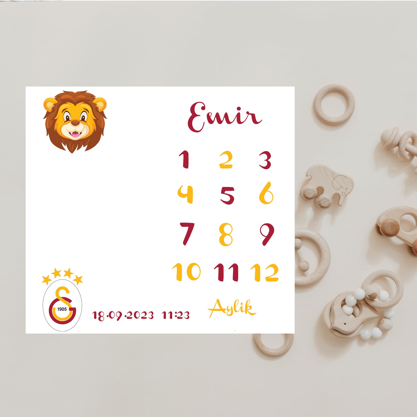 Babykleed gepersonaliseerd - baby kleed - babydeken - Mijlpaaldeken - Kraamcadeau - Babyshower