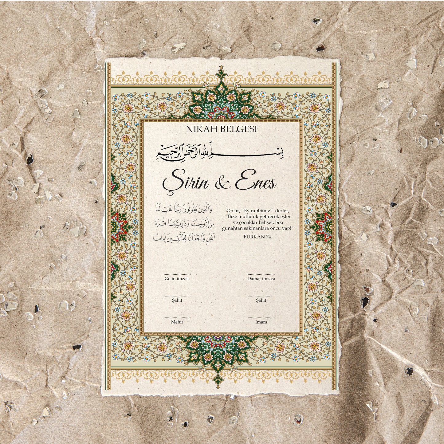 nikah akte - verloving akte - nikah belgesi - trouw certificate - huwelijk certificaat - dini nikah belgesi - islamitische akte - islam certificaat - trouw bewijs - trouwakte - huwelijksakte