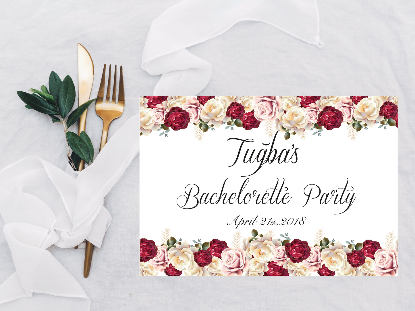 placemate set met eigen tekst - chocolade met servet - verjaardag vrijgezellenfeest decoratie - bachelorette party