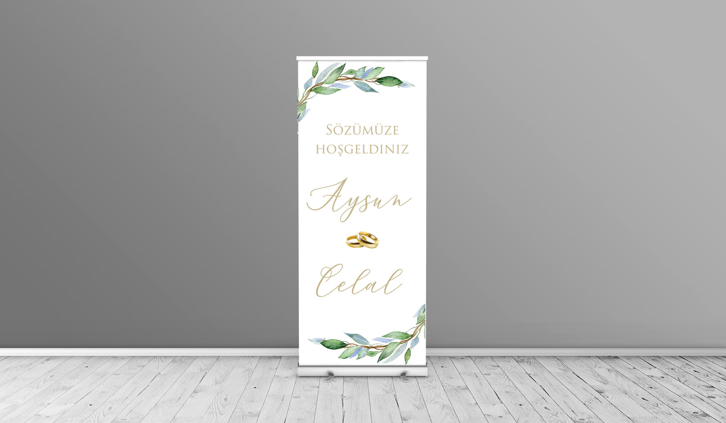 Rollup banner voor elke gelegenheid - roll up wedding -verloving - verjaardag - evenement - gepersonaliseerde rollup