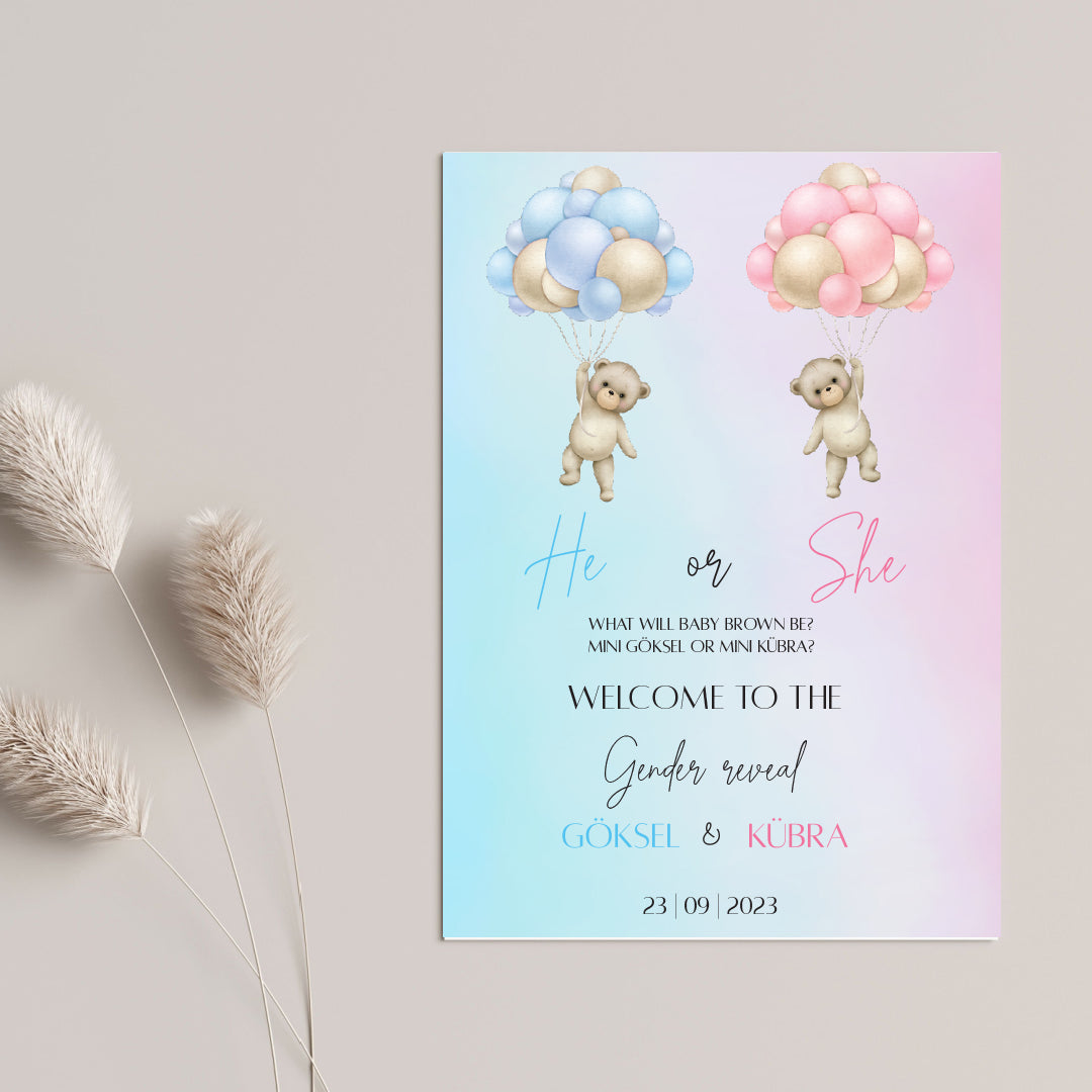 uitnodigingskaart - tafelkaarten - babyshower - its a girl / boy - kaart voor uitnodiging - wenskaarten - bridal shower - baby voorspellingen