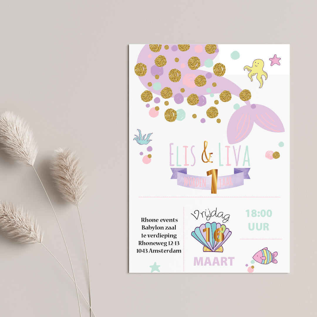 uitnodigingskaart - tafelkaarten - babyshower - its a girl / boy - kaart voor uitnodiging - wenskaarten - bridal shower