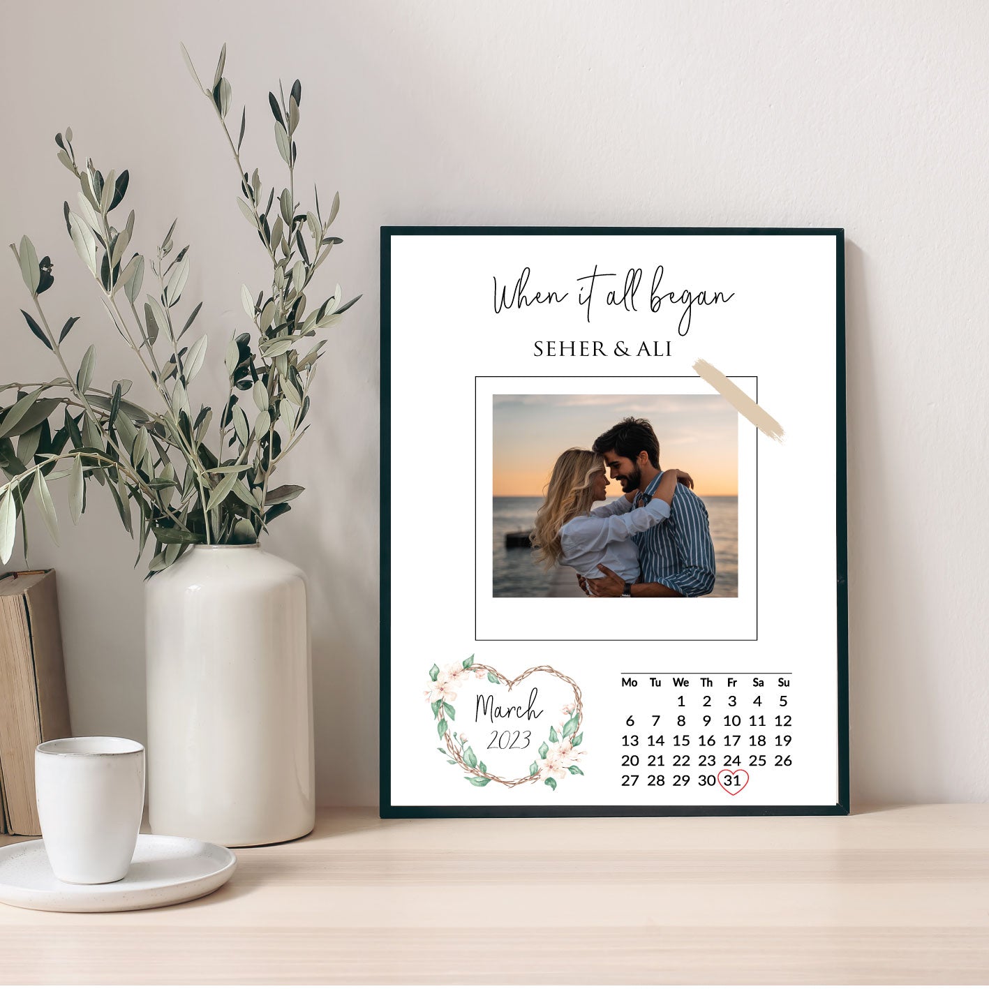 Gepersonaliseerde poster met handjes - new born cadeau - familie poster - kraam cadeau - ouders met kinder handjes - baby habdjes met hun ouders - new born cadeau - pasgeboren baby kado - valentine cadeau - couple poster - liefde poster