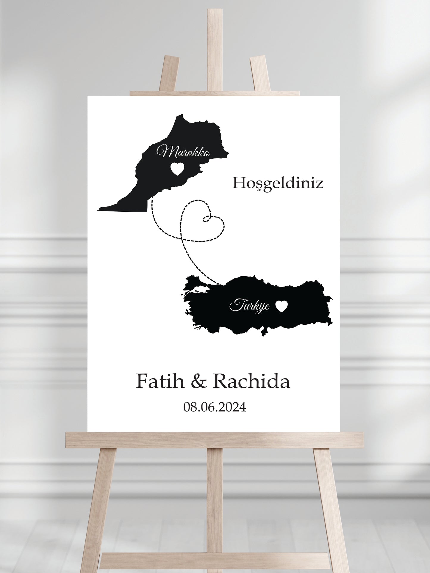 welkomstbord bruiloft - evenement bord - gepersonaliseerde welkomst bord - transparant - bruiloftsbord - kina dugun pankart - sehirler pankart - stedenbord