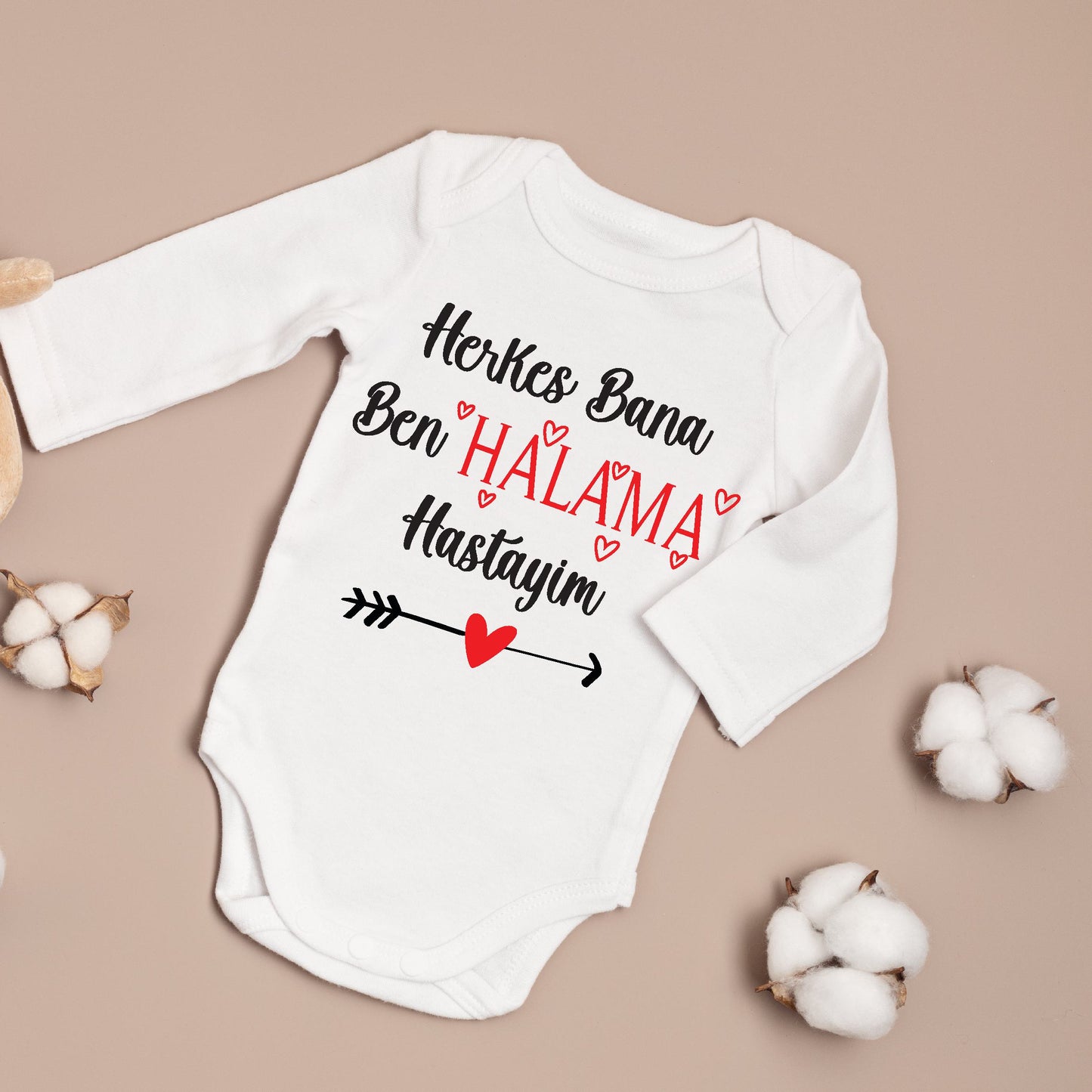 Baby romper - romper met foto/tekst naar keuze - gepersonaliseerde rompers - bebek zibin halama
