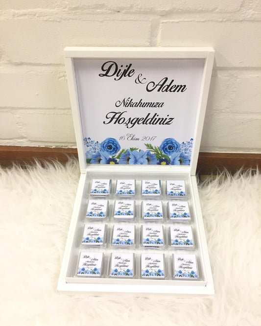 chocobox - gepersonaliseerde chocolade met tekst / foto - isteme cikolata - kiz isteme - damat  - new born gift - kraamcadeau - pasgeboren baby kado - verjaardag 