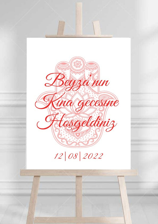 welkomstbord bruiloft - evenement bord - gepersonaliseerde welkomst bord - transparant - bruiloftsbord - kina dugun pankart