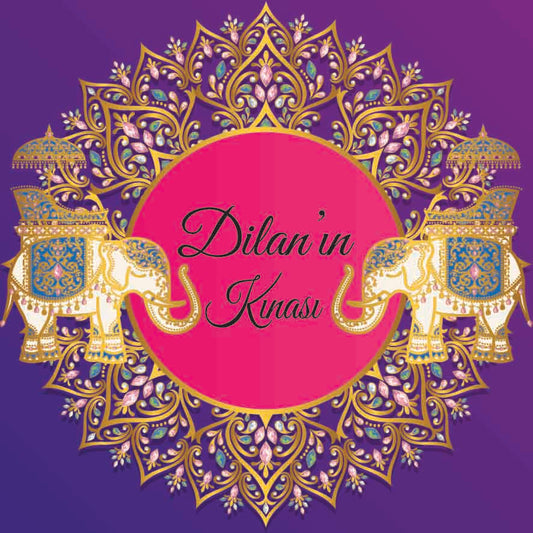 Dansvloer met tekst - vloerdoek - zaalversiering - wedding dance floor - dugun dans pisti - eglence - vinyl sticker - gepersonaliseerde kleed - kina - verloving