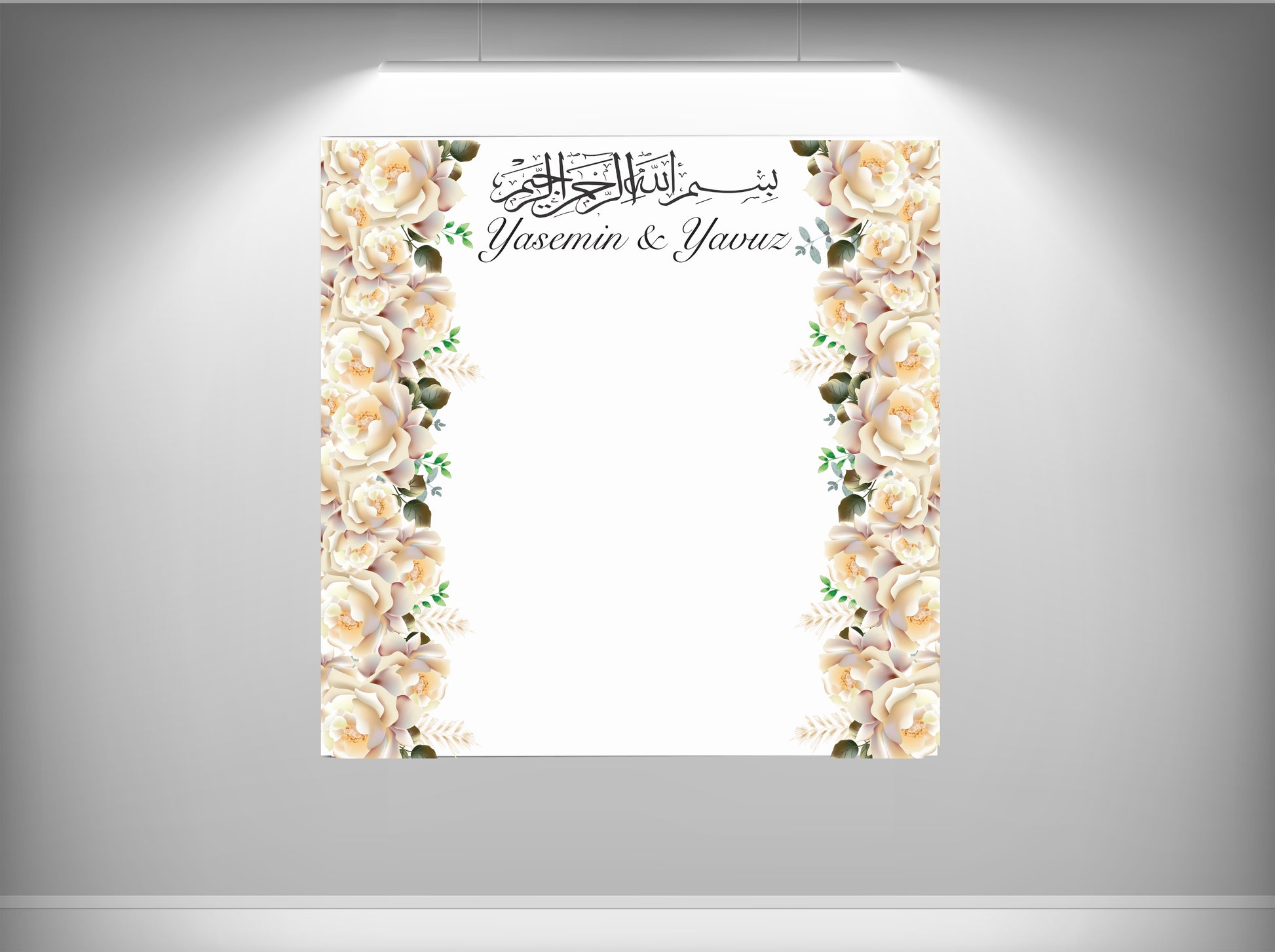 Achtergronddoek - gender party - verjaardag - verloving - bruiloft - huwelijksaanzoek - evenementdoek - banner -spandoek - gepersonaliseerde doek