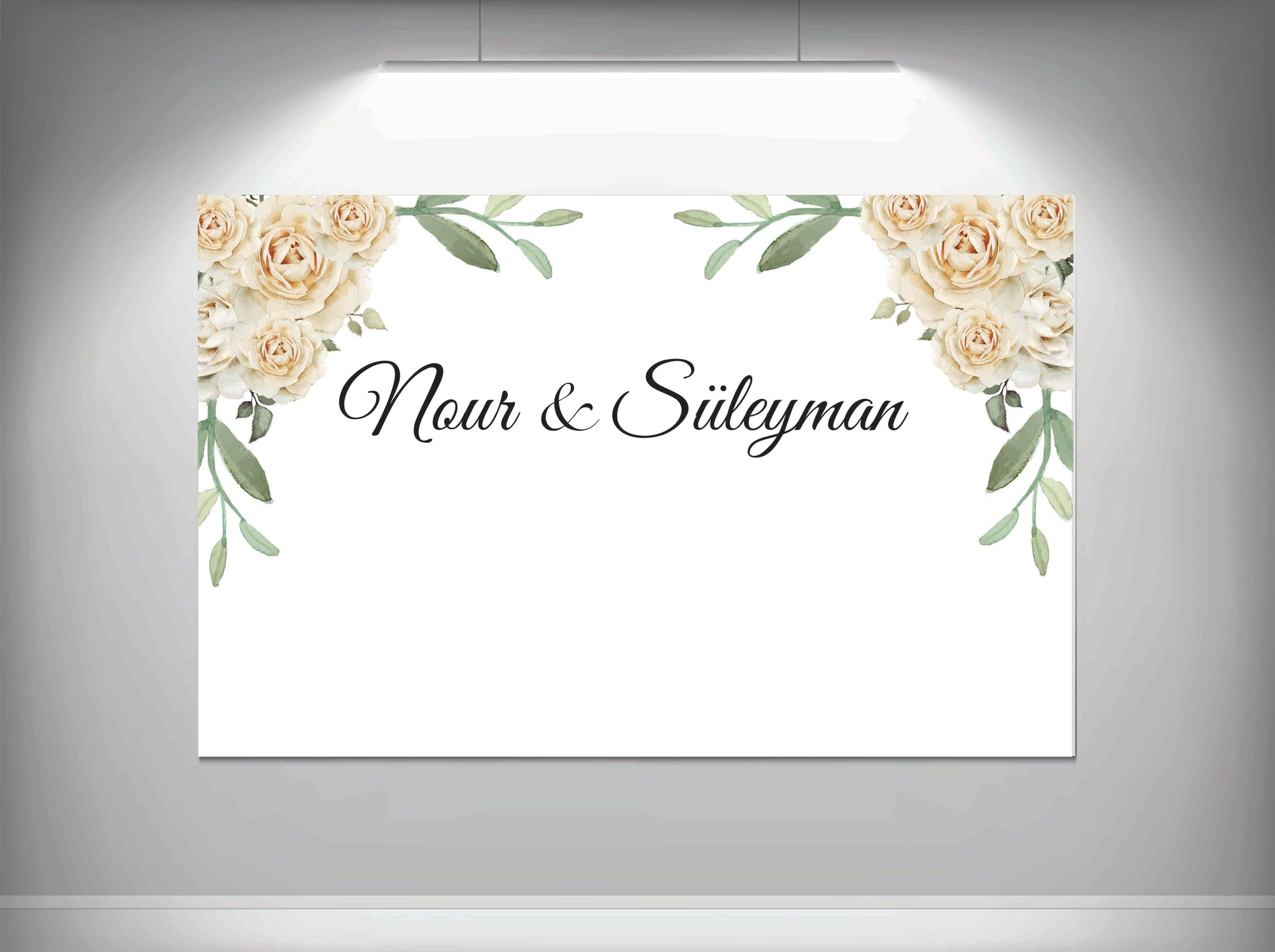 Achtergronddoek - gender party - verjaardag - verloving - bruiloft - huwelijksaanzoek - evenementdoek - banner -spandoek - gepersonaliseerde doek