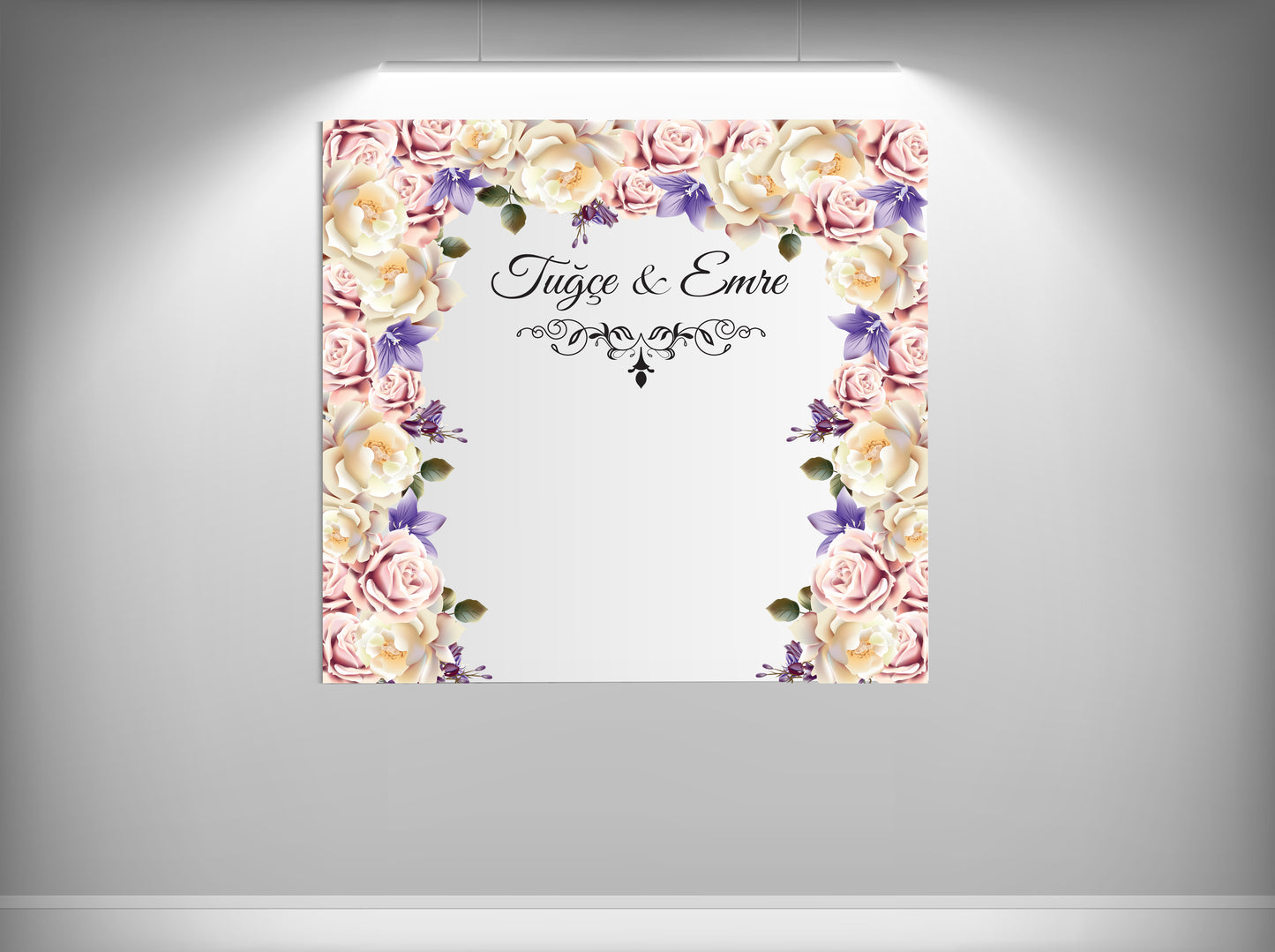 Achtergronddoek - gender party - verjaardag - verloving - bruiloft - huwelijksaanzoek - evenementdoek - banner - spandoek - gepersonaliseerde doek