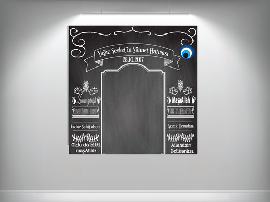 Achtergronddoek - gender party - verjaardag - verloving - bruiloft - huwelijksaanzoek - evenementdoek - banner -spandoek - gepersonaliseerde doek