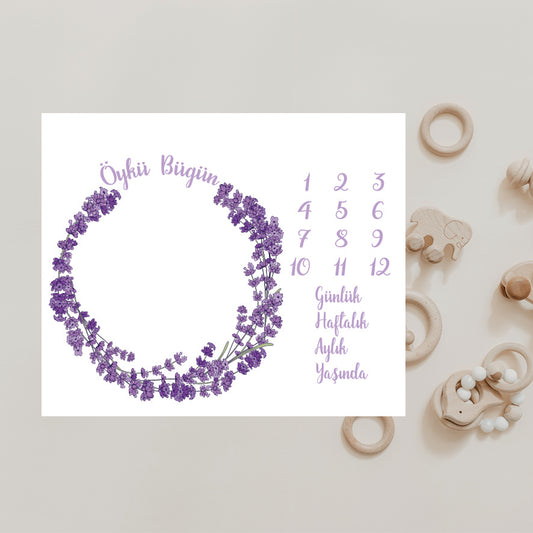 Babykleed gepersonaliseerd - baby kleed - babydeken - Mijlpaaldeken - Kraamcadeau - Babyshower