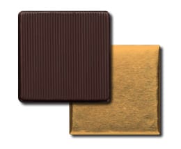 Losse Napolitains Chocolades met eigen foto/tekst - gepersonalisserd chocolade - vierkant choco - gouden folie chocolade 