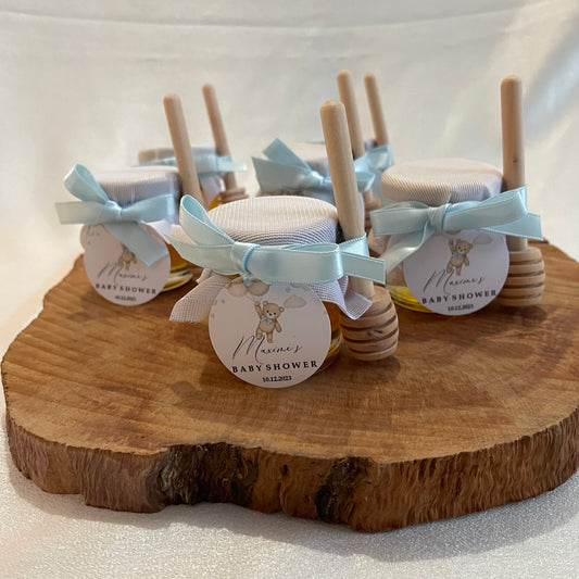 gepersonaliseerde honing potjes - geschenk voor bruiloften - honing potje met kaartje - nikah hatirasi bal kavanoz - dugun hediyeleri - babyshower bedankjes - honing bedankje 