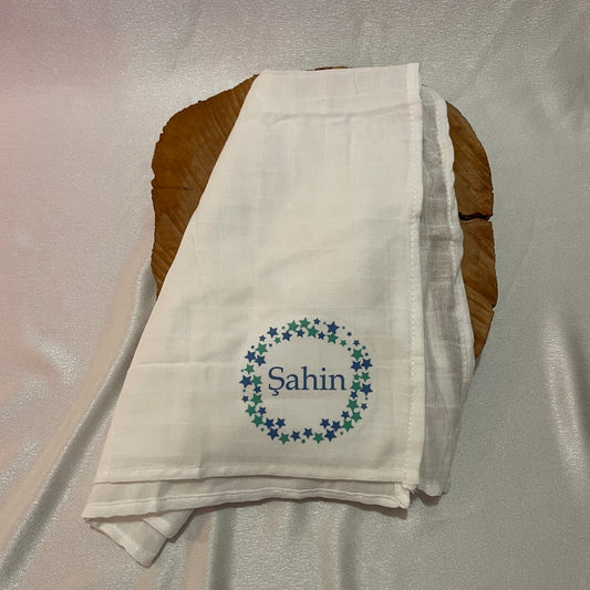 baby hydrofiele doekjes - gepersonaliseerde hydrofiele doek - baby doek met foto of tekst - kraam cadeau - new born kadro - zwangerschaps cadeau - geboorte cadeau 