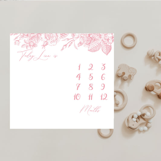 Babykleed gepersonaliseerd - baby kleed - babydeken - Mijlpaaldeken - Kraamcadeau - Babyshower