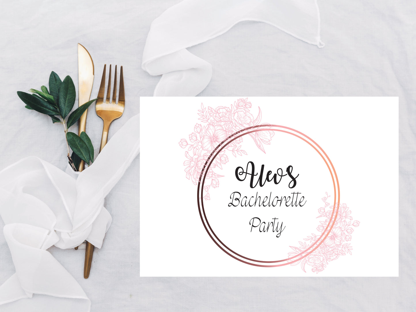 placemate set met eigen tekst - chocolade met servet - verjaardag vrijgezellenfeest decoratie - bachelorette party
