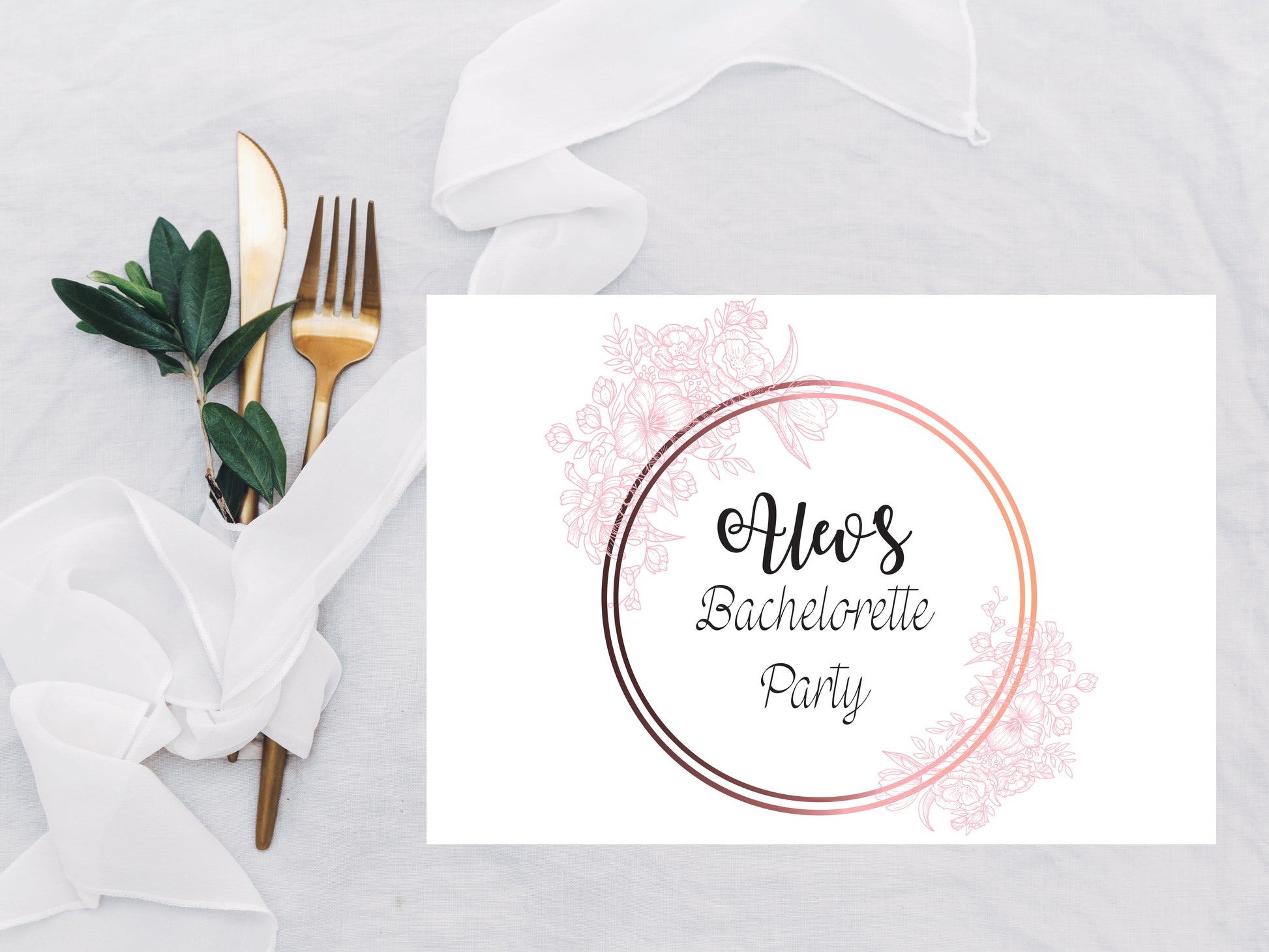 placemate set met eigen tekst - chocolade met servet - verjaardag vrijgezellenfeest decoratie - bachelorette party