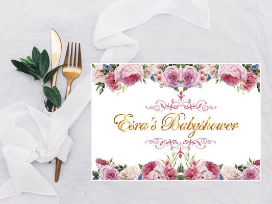placemate set met eigen tekst - chocolade met servet - verjaardag vrijgezellenfeest decoratie - bachelorette party