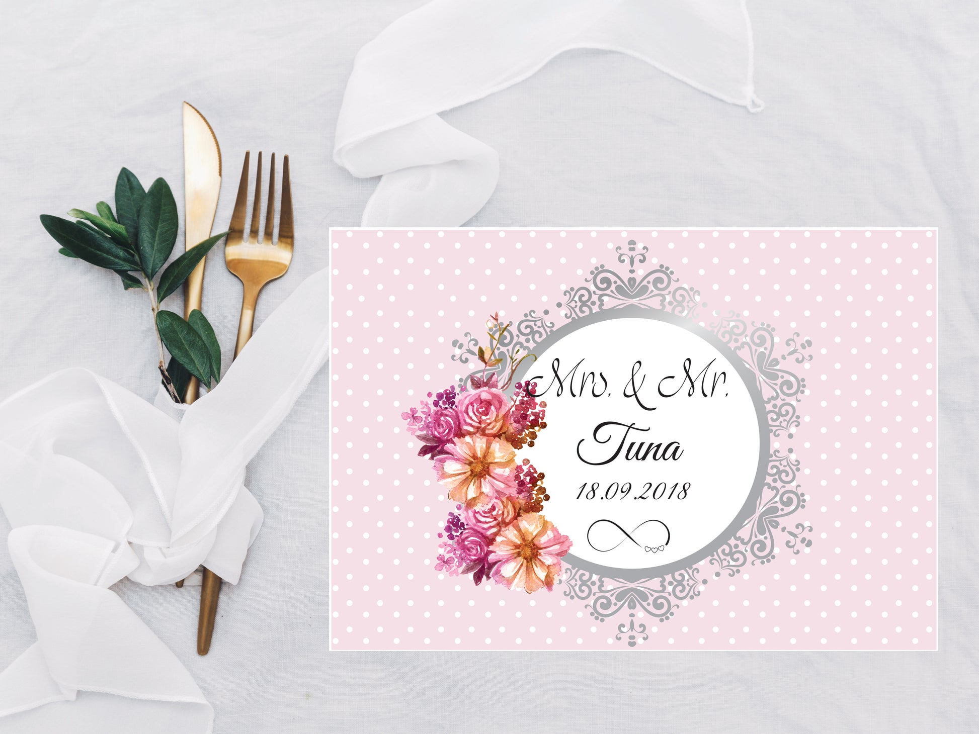 placemate set met eigen tekst - chocolade met servet - verjaardag vrijgezellenfeest decoratie - bachelorette party