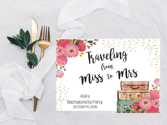 placemate set met eigen tekst - chocolade met servet - verjaardag vrijgezellenfeest decoratie - bachelorette party