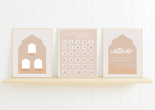 ramazan calender - ramadan kareem - ramazan takvimi - eid mubarek - dua -sahur -iftar - ramazan poster