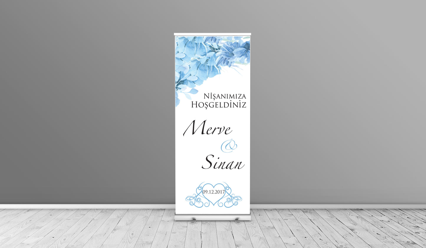 Rollup banner voor elke gelegenheid - roll up wedding -verloving - verjaardag - evenement - gepersonaliseerde rollup