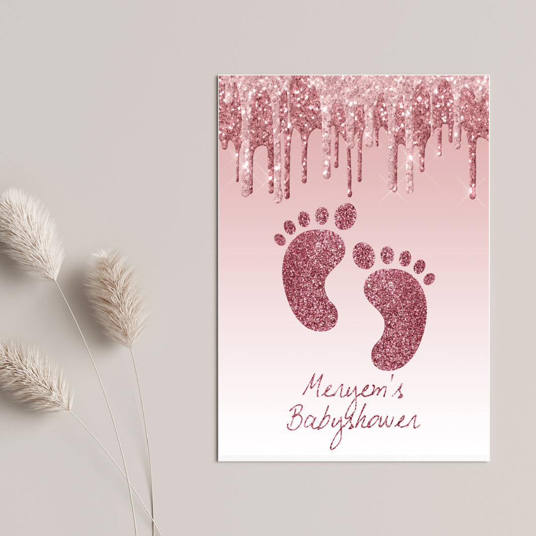 uitnodigingskaart - tafelkaarten - babyshower - its a girl / boy - kaart voor uitnodiging - wenskaarten - bridal shower - baby voorspellingen