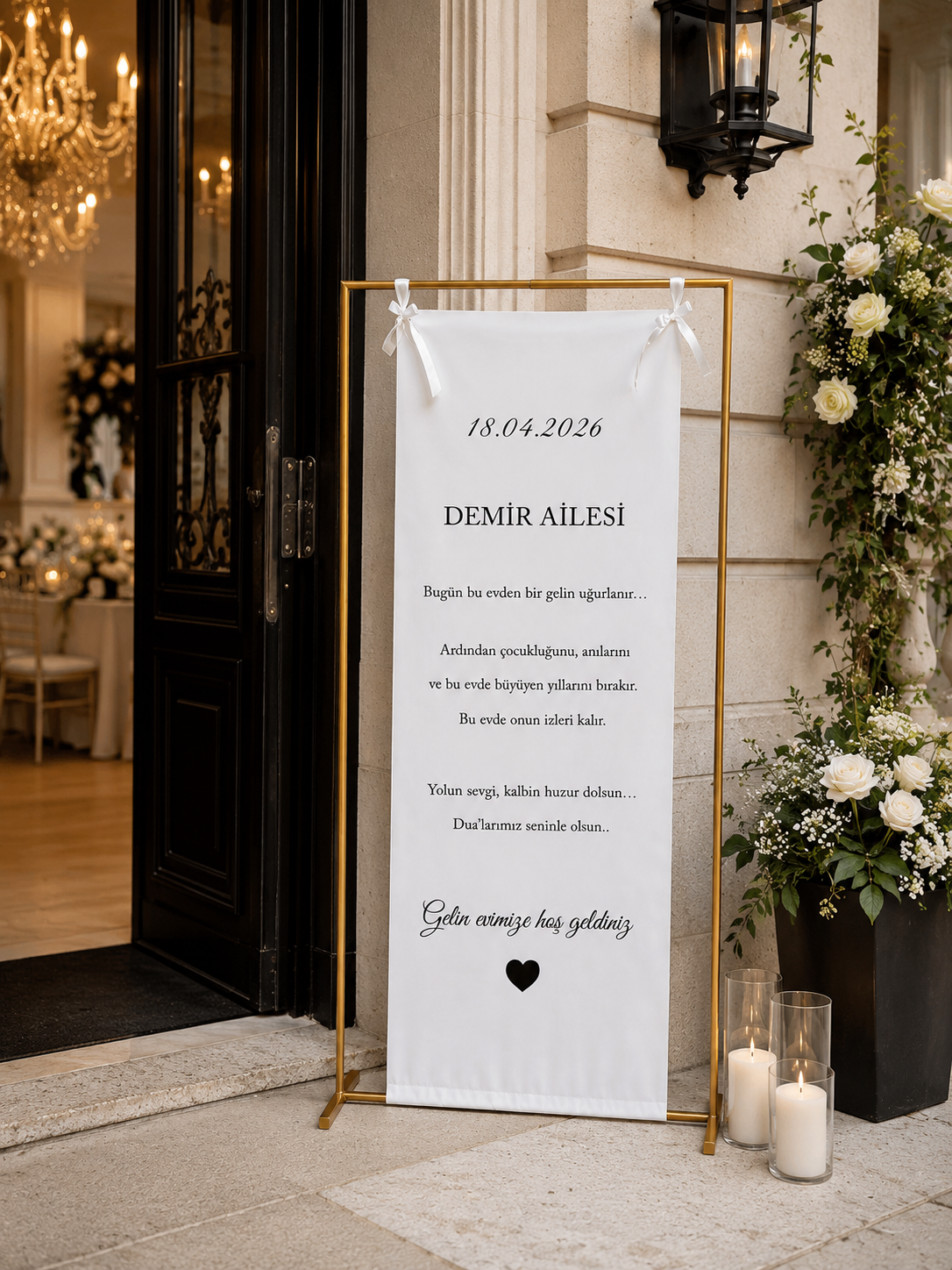 #dugun #nisan #soz #kina #nikah #gelindamats #hosgeldiniz #aile #dugundekor #dugunsusu #karsilama #weddingbanner #welkomstdoek #trouwdecoratie #gepersonaliseerd #bruiloft #weddingdecor #eventdecoratie #luxewedding #minimalwedding