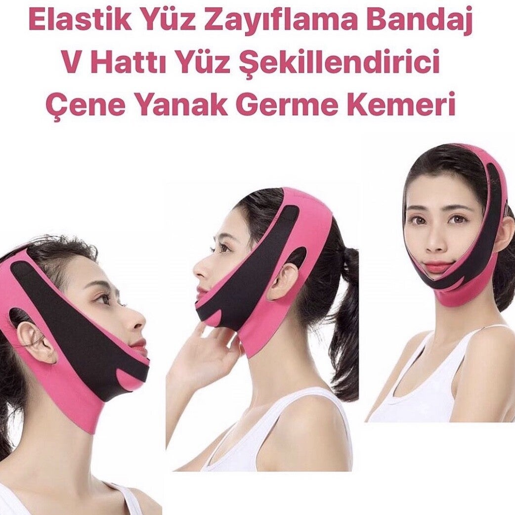 kaaklijn bandage - strakke kaaklijn en onderkin